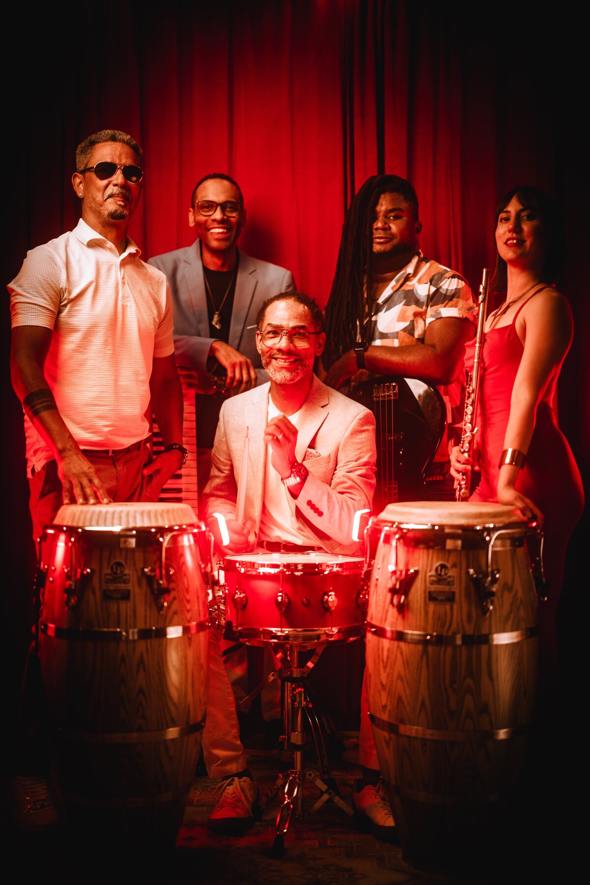 Caribe full band on stage